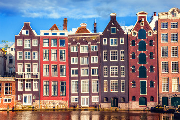 Sticker - Houses in Amsterdam