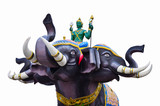 Fototapeta Lawenda - Indra the elephant temples in Thailand