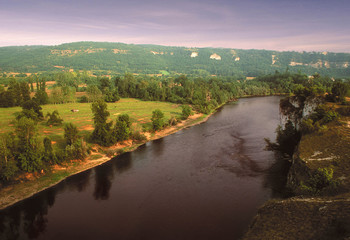 Poster - river dordogne france