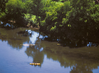 Poster - river dordogne france