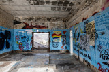 Fototapeta Młodzieżowe - Graffitis au mirador de las Teresitas (Tenerife - Espagne)