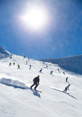 Canvas Print - Ski resort