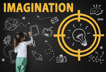 Wall Mural - Vision Thinking Progress Invention Design Graphic Concept