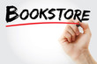 © dizain - Hand writing Bookstore with marker, concept background