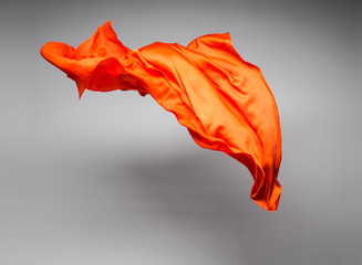 orange flying fabric