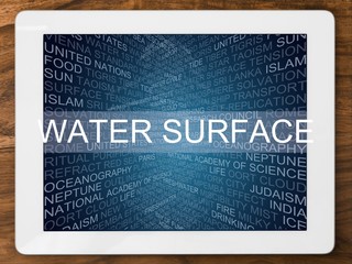 Wall Mural - water surface