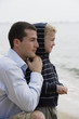 © Alexander - father and son on the beach