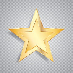 one golden star