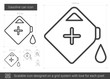 © Visual Generation - Gasoline can line icon.