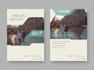 Canvas Print - Cover design annual report