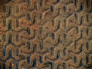 Metalic texture of iron