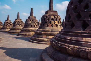 Wall Mural - Borobudur Temple, Yogyakarta, Java, Indonesia.