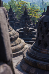 Wall Mural - Borobudur Temple, Yogyakarta, Java, Indonesia.