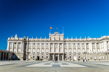 The Royal Palace Of Madrid (Palacio Real De Madrid) - The Official Residence Of The Spanish Royal Family At The City Of Madrid, Spain