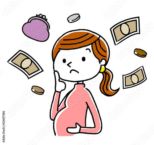 Fotografija  妊婦：出産に関するお金、費用のことを考える