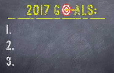 2017 Goals Board with Target