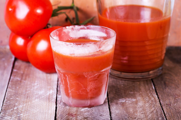 juice from tomatoes