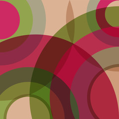 Wall Mural - abstract background with circles