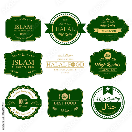 Guaranteed Halal Label Ramadan And Muslim Label Stock Vector Adobe Stock