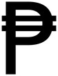 Philippine peso sign