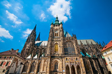 Saint Vitus Cathedral In Prague, Czech Republic