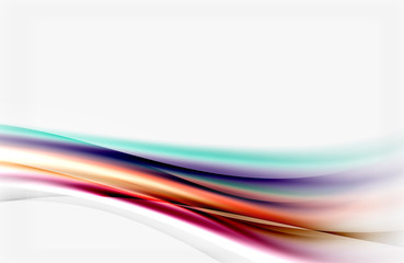 Wall Mural - Blurred wave motion