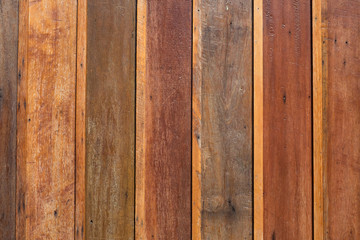 Wall Mural - Close up of gray wooden fence panels