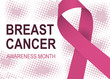 Breast Cancer Awareness. Pink Ribbon