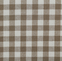 Wall Mural - Plaid cotton fabric for background or texture