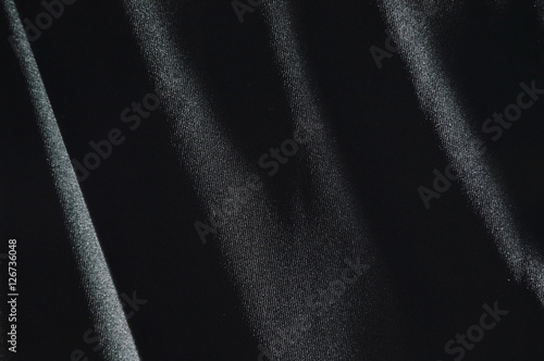 Fotomural black fabric in shadow background and texture