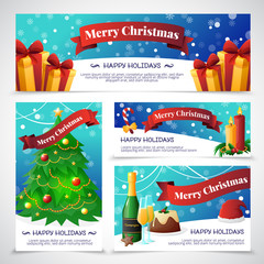 Sticker - Christmas Party Cards Banners