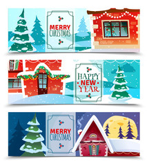 Canvas Print - Christmas Horizontal Banners