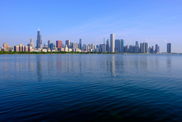 Wall Mural - Chicago skyline