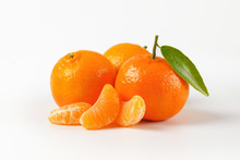 Tangerines With Separated Segments