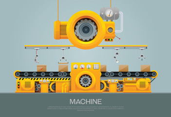 Wall Mural - machine