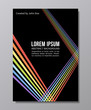 abstract trendy vector background. gay pride poster design in 90