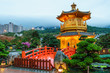 The Pavilion of Absolute Perfection (Golden Pagoda) in Nan Lian Garden at Diamond Hill in Hong Kong