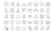 © M.Style - Set Vector Flat Line Icons Startup