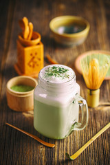 Canvas Print - Green tea frappe