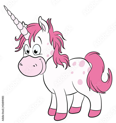 Süßes Einhorn Stock 벡터 | Adobe Stock