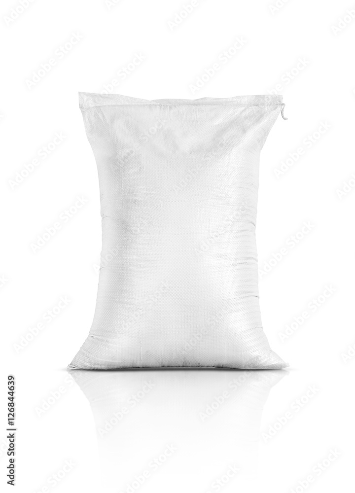 rice sack, agriculture product isolated on white background Stock Photo ...