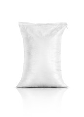 rice sack, agriculture product isolated on white background