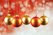 © digieye - Christmas decoration - four xmas baubles