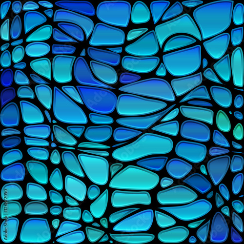 Naklejka - mata magnetyczna na lodówkę abstract vector stained-glass mosaic background