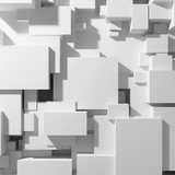Fototapeta Przestrzenne - Cubes of different sizes