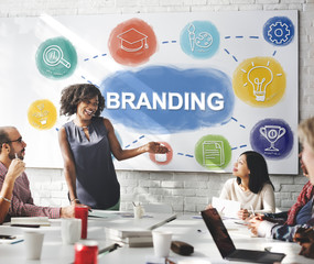 Wall Mural - Branding Creative Brand Business Graphic Concept