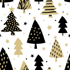 Wall Mural - Seamless Christmas Pattern