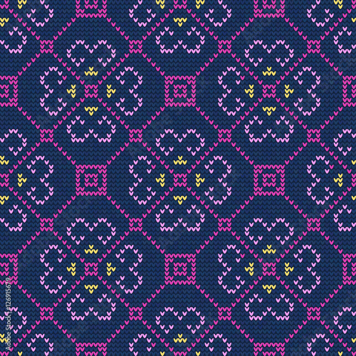 Tapeta ścienna Świąteczny sweter pattern9