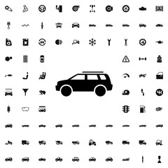 Poster - car icon illustration