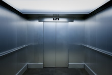 Interior View Of A Modern Elevator